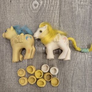 Lot of Vintage MY LITTLE PONY G1 Baby Ponies And Shoes